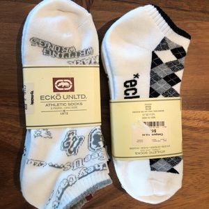 NEW vintage Echo unlimited low cut socks 6 pair